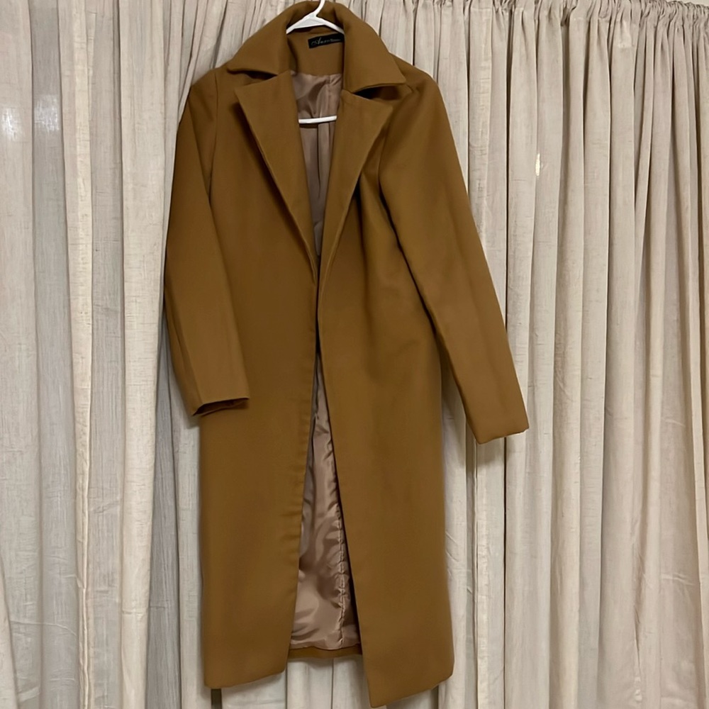 Oversized long winter coat
